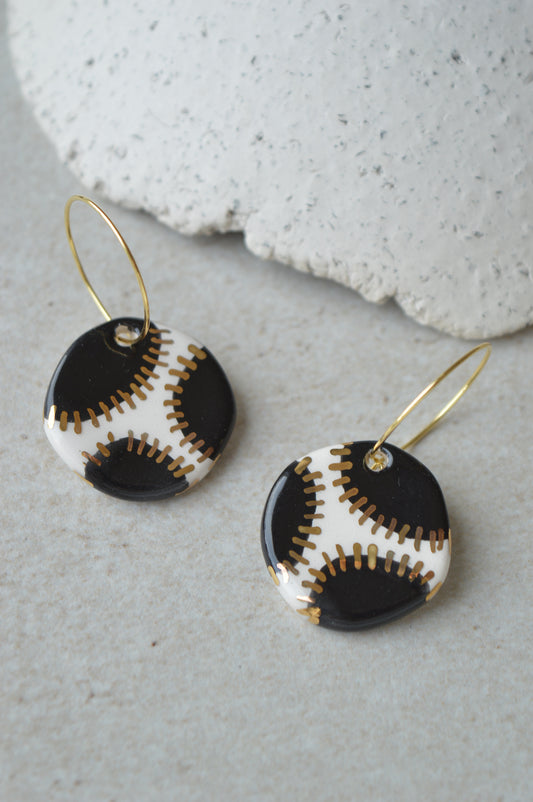 Ceramic earrings No. 11