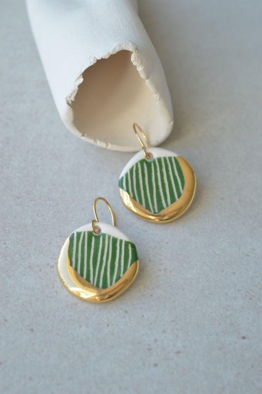 Sgraffito earrings Nr. 16