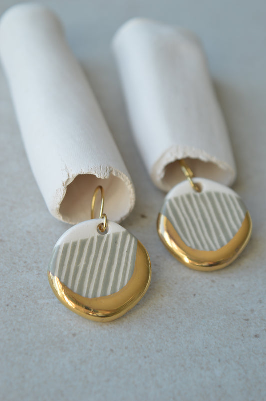 Sgraffito earrings Nr. 15