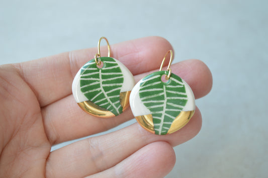 Sgraffito earrings Nr. 7