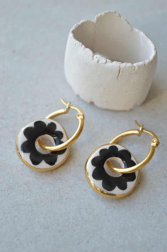 Ceramic Earrings No. 96