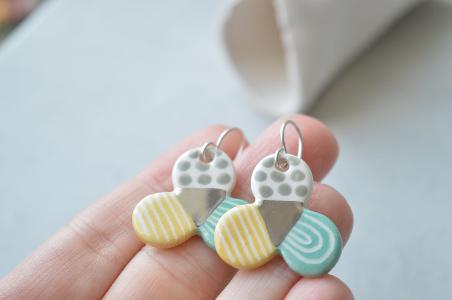 Drop earrings