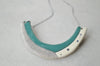 Geometric ceramic statement necklace No. 5