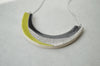 Geometric ceramic statement necklace No. 3