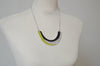 Geometric ceramic statement necklace No. 3