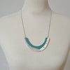 Geometric ceramic statement necklace No. 5