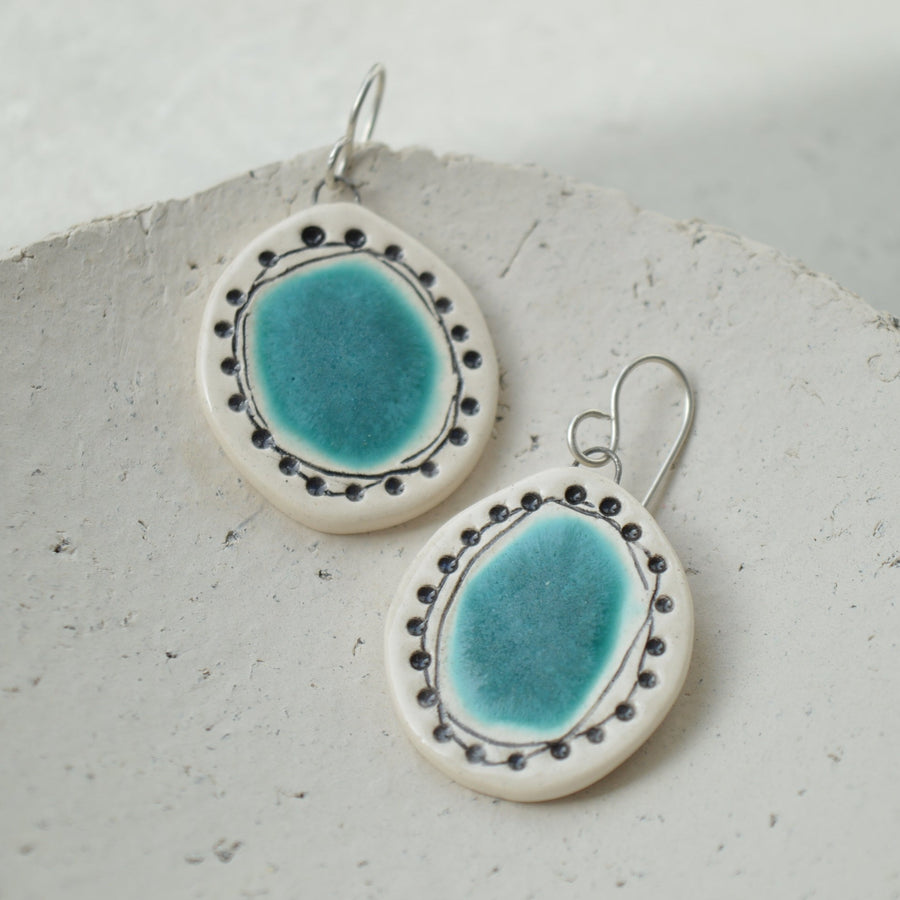 turquoise drop earrings
