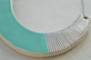 Ceramic statement necklace - Turquoise