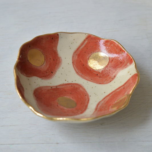 floral ring dish