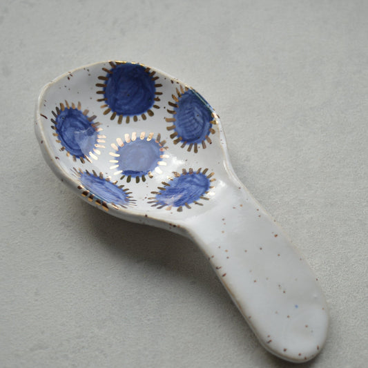hand-built ceramic scoop