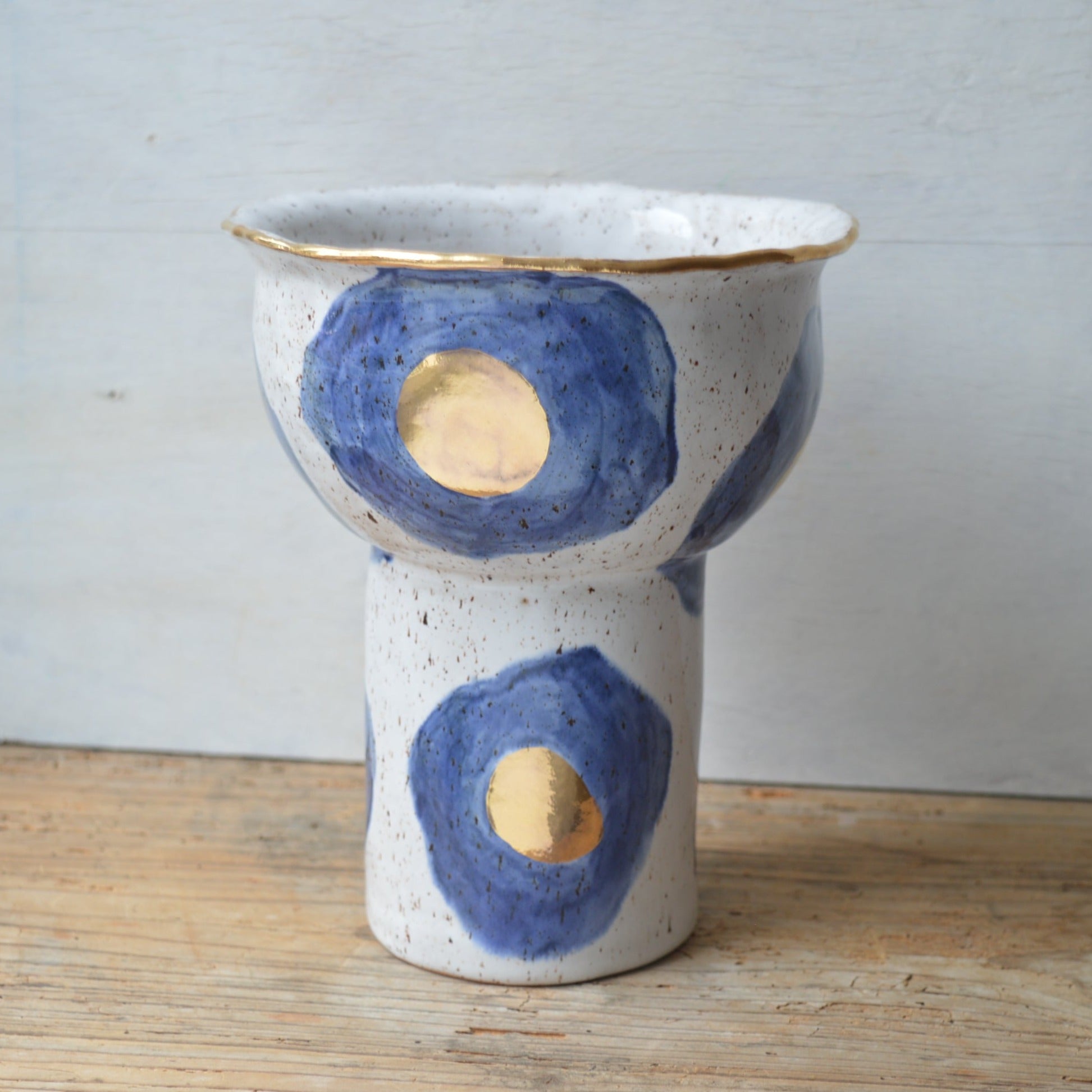 floral ceramic vase