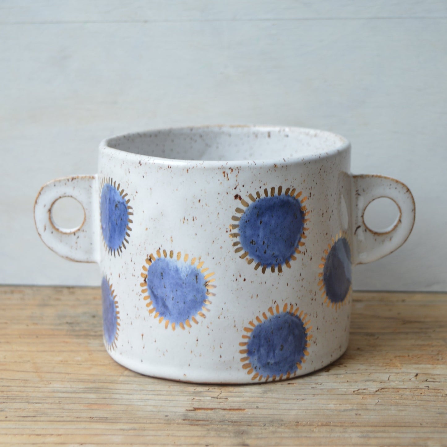 handmade ceramic plant pot