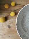 Soup bowl speckled white