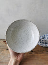 Pasta bowl speckled white