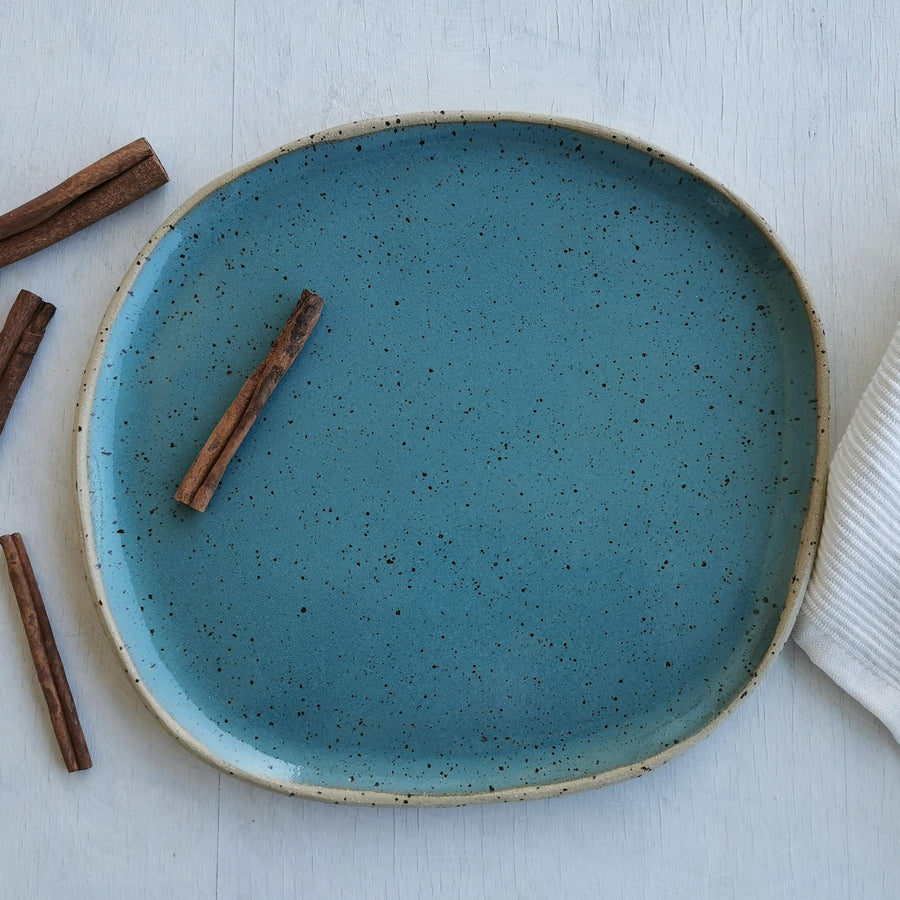 handmade organic ceramic plate