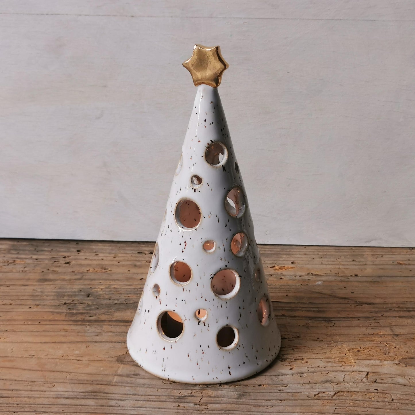 Ceramic Christmas tree candle holder Nr. 2