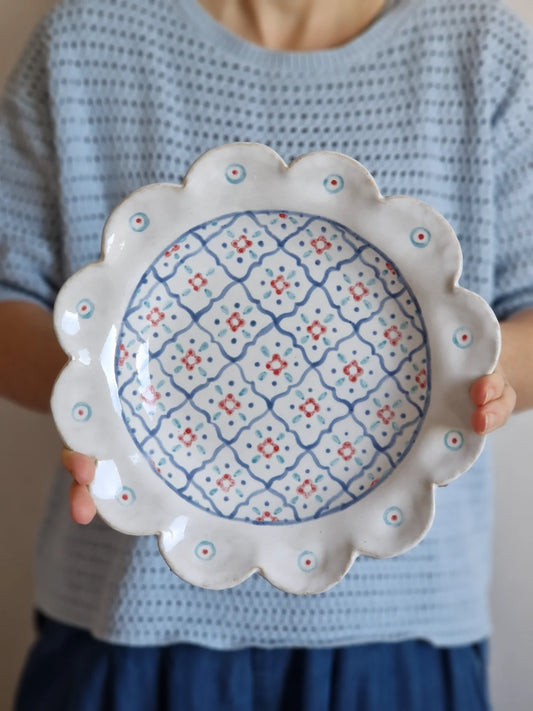 Wavy floral bowl Nr 3