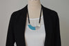 Original statement necklace - sky blue