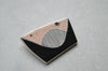 Ceramic brooch - Dusky peach