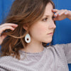 Dangle earrings - Light blue