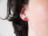 Stud earrings - Lemon yellow