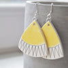 Dangle earrings - Yellow - LUDEYE