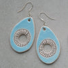 Dangle earrings - Light blue