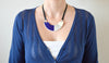 Original statement necklace - royal blue