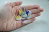 Small ceramic heart pendants
