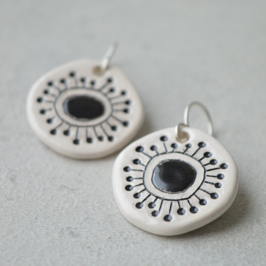 Dandelion earrings