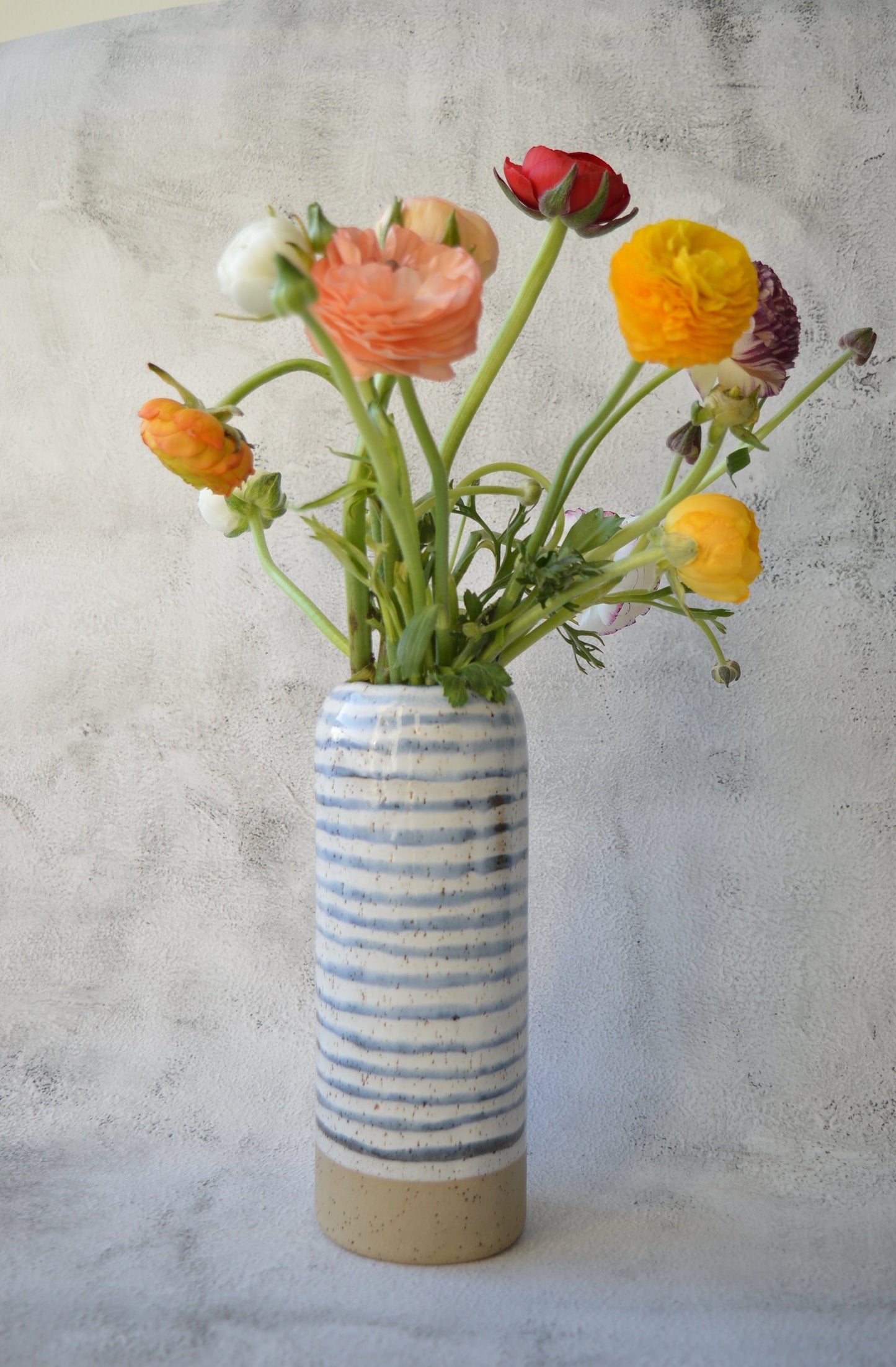 tall handmade ceramic vase