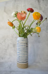 tall handmade ceramic vase