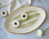 fern ceramic serving platter