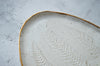 Serving platter white fern (large)