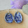 organic ceramic earrings