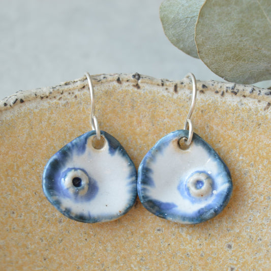 artisan ceramic earrings