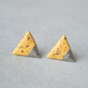 Triangle stud earrings II