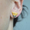 Triangle stud earrings II