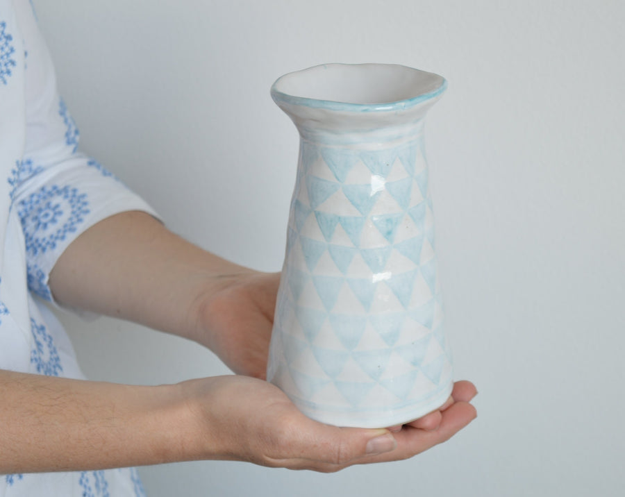 Slightly flawed: Minerva vase