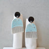 Stud Dangle earrings - Pastel blue