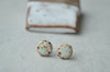 Speckled earrings