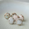 Speckled earrings