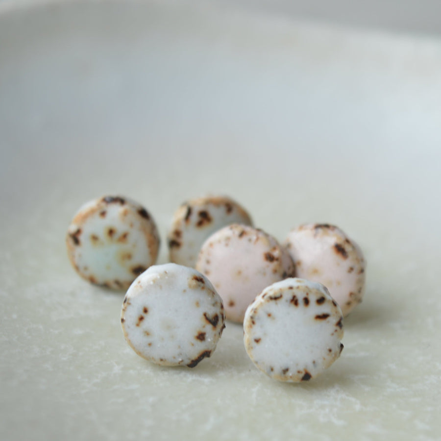 Speckled earrings