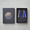 Royal blue ceramic earrings