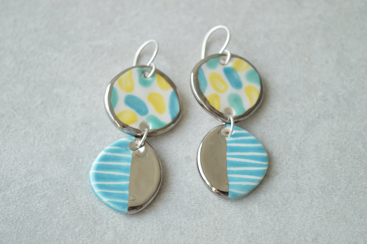 Long handpainted earrings II