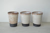 Black clay tumbler