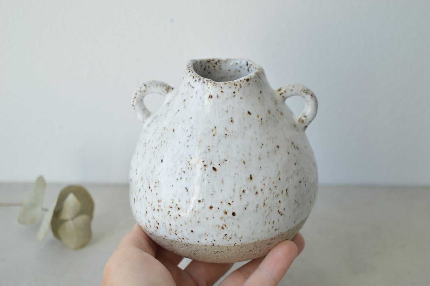 Speckled bud vase II
