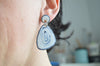 Monochrome stoneware earrings II