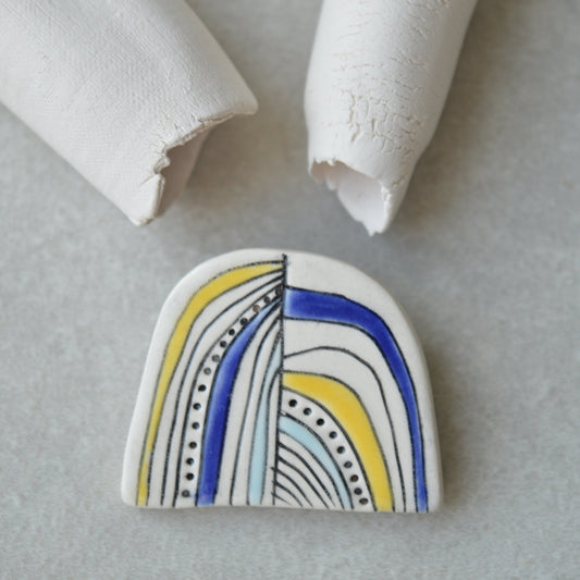 Geometric brooch III