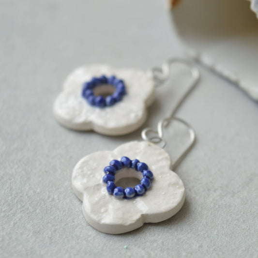 Floral drop earrings No. 3
